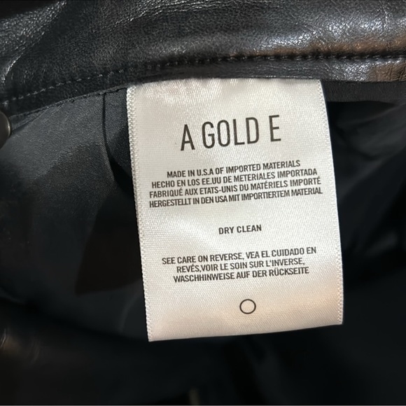 AGOLDE 90s Pinch Waist Leather Pants - Picture 6 of 6